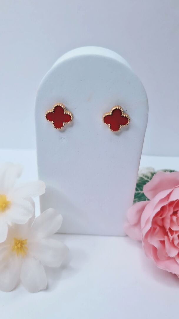 UHANI CLOVER - GOLD / RDEČA
