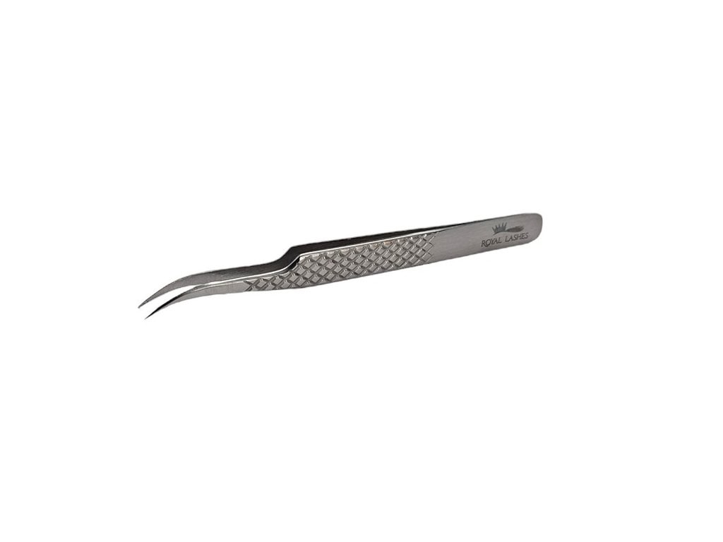 Royal Lashes Pinceta zakrivljena S-1020