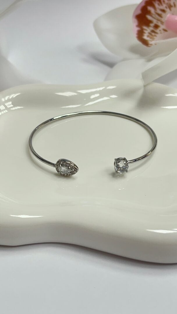 ZAPESTNICA AMELIE - SILVER - slika 2