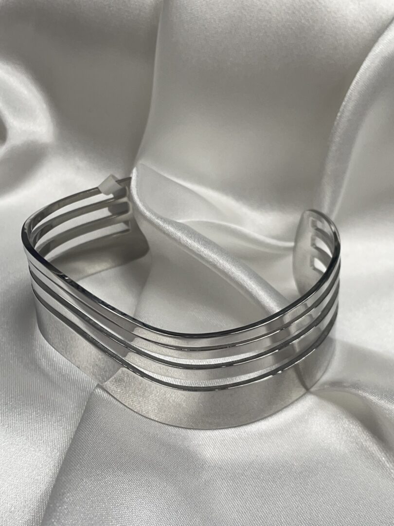 ZAPESTNICA LINES -SILVER - slika 2
