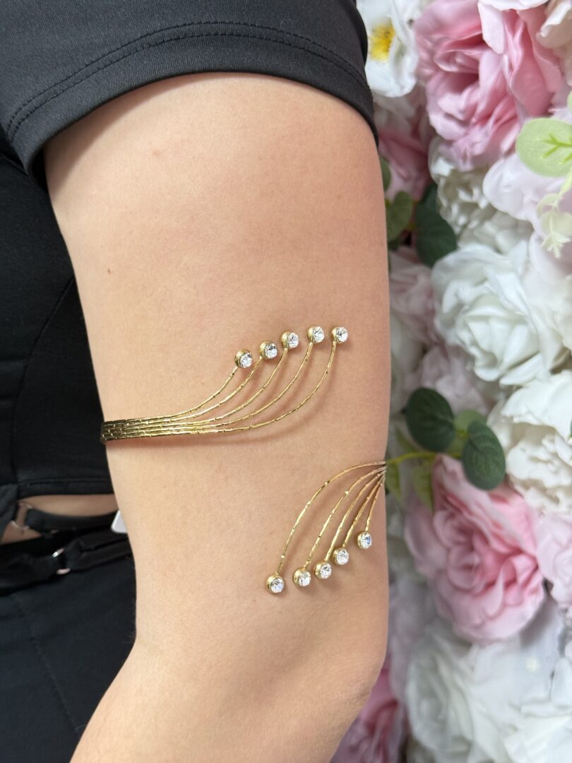 ZAPESTNICA WAVE - GOLD (UPPER ARM BRACELET) - slika 2