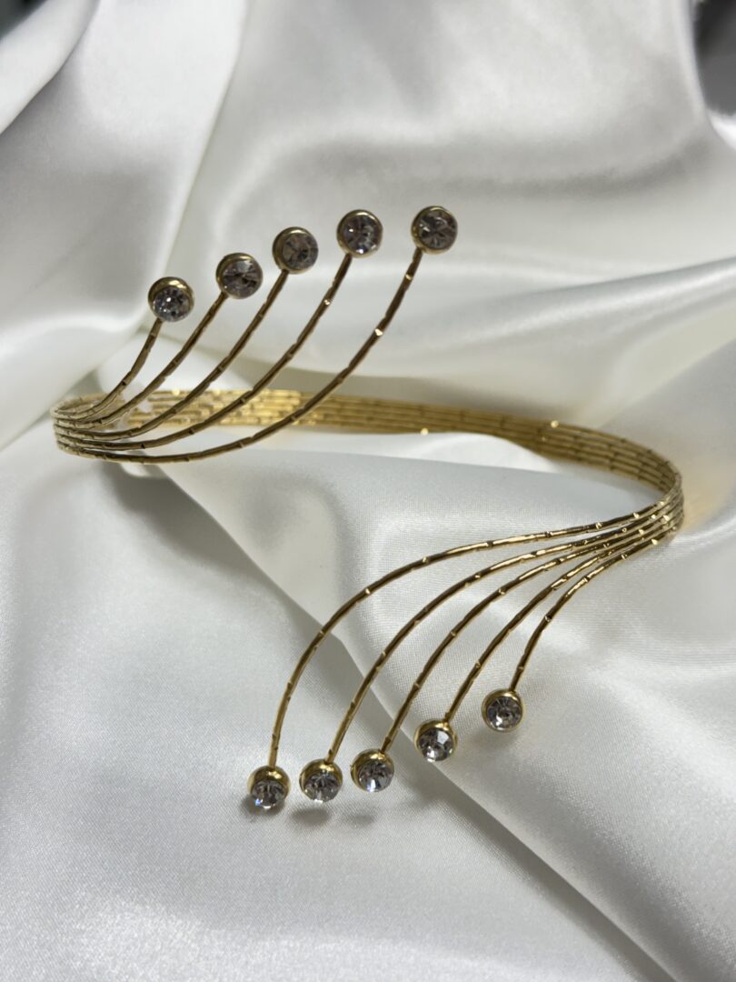 ZAPESTNICA WAVE - GOLD (UPPER ARM BRACELET) - slika 3