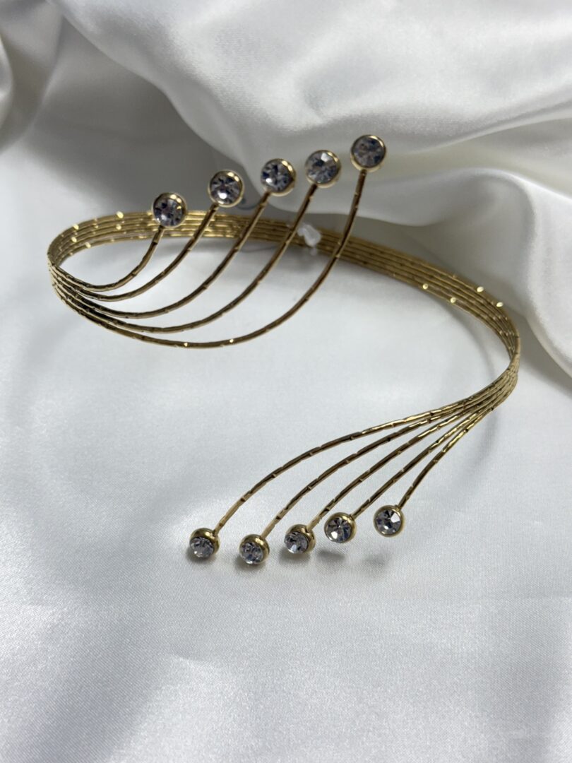 ZAPESTNICA WAVE - GOLD (UPPER ARM BRACELET)