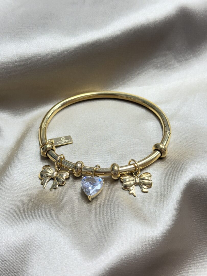 ZAPESTNICA BOW - GOLD - slika 3