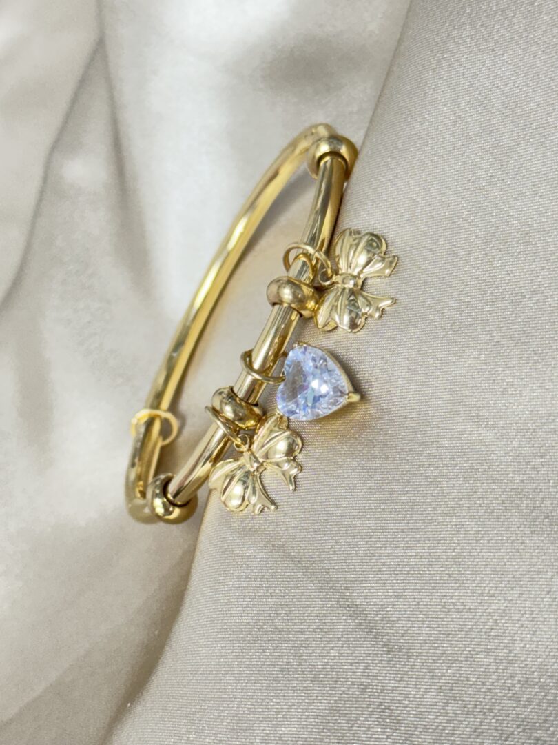 ZAPESTNICA BOW - GOLD - slika 2