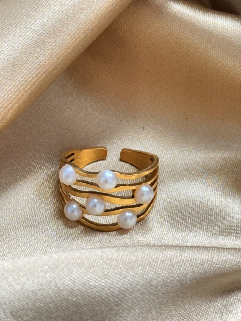 PRSTAN LINE - PERLA /GOLD - slika 3