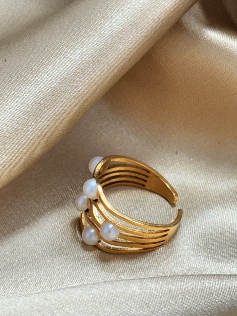 PRSTAN LINE - PERLA /GOLD - slika 4