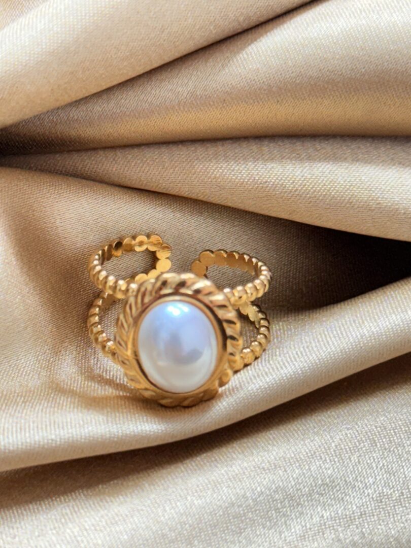 PRSTAN MAGIC- PERLA /GOLD - slika 3
