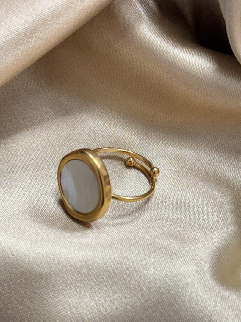 PRSTAN CIRCLE- PERLA /GOLD - slika 3