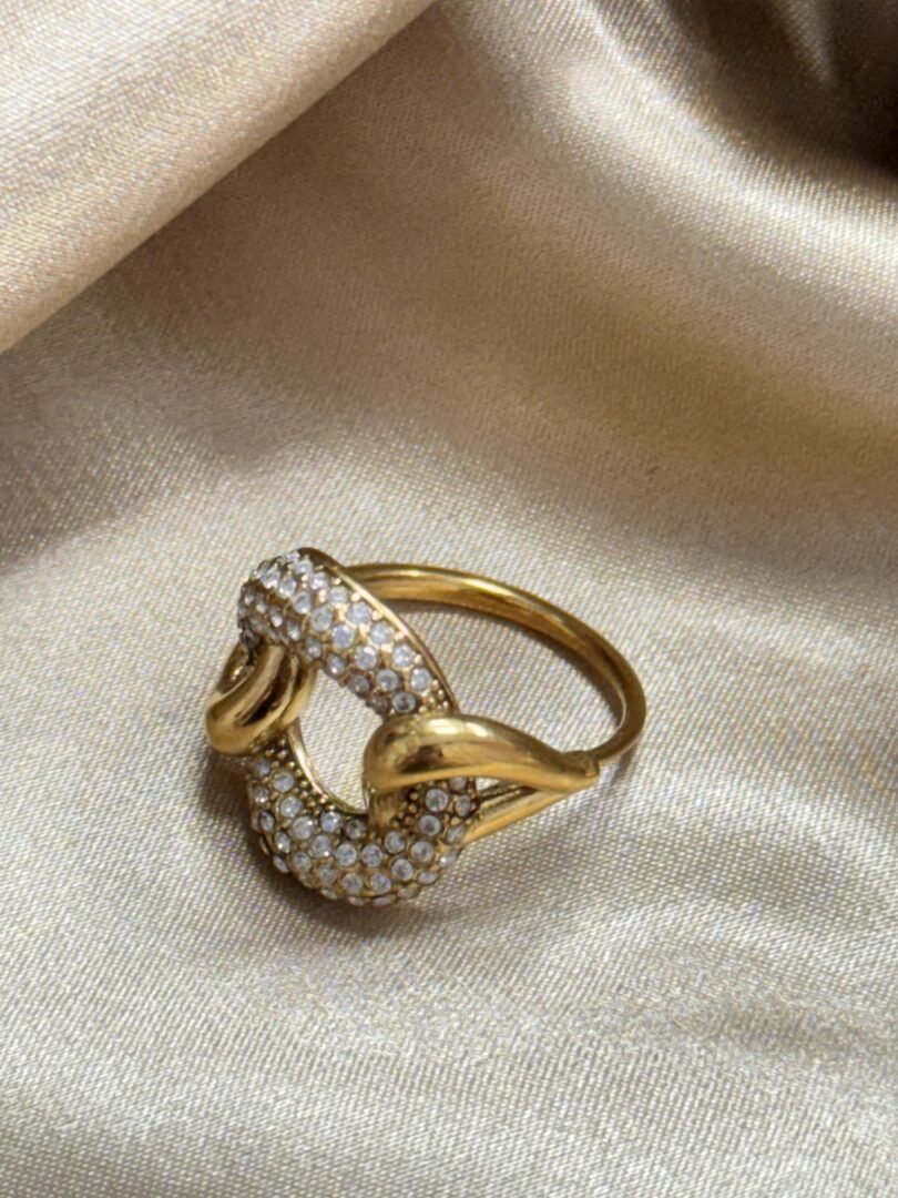 PRSTAN PRETZLE - GOLD - slika 4