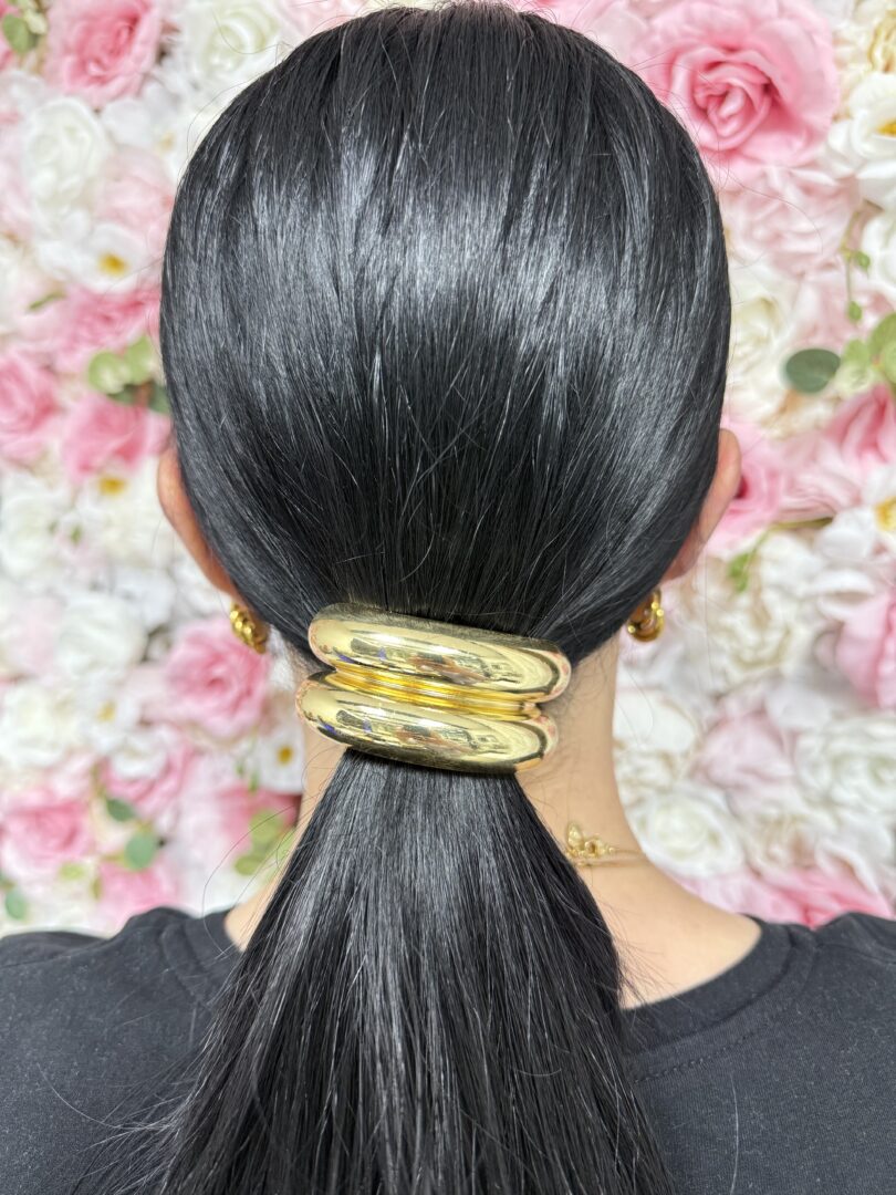 SCRUNCHIE DOUBLE - GOLD
