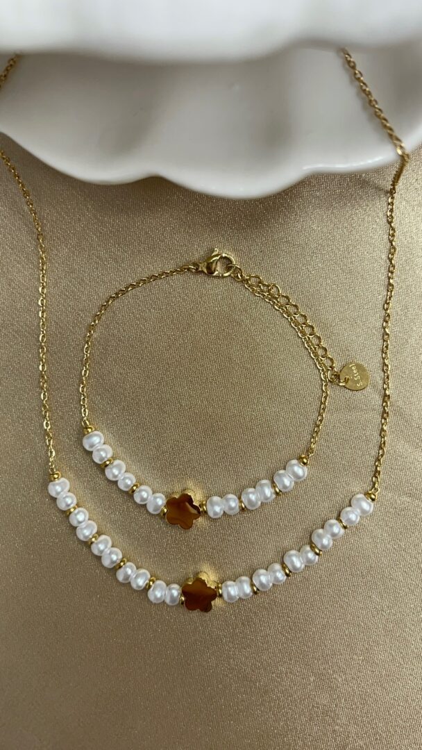 ZAPESTNICA LORELAI - GOLD/PEARL - slika 3