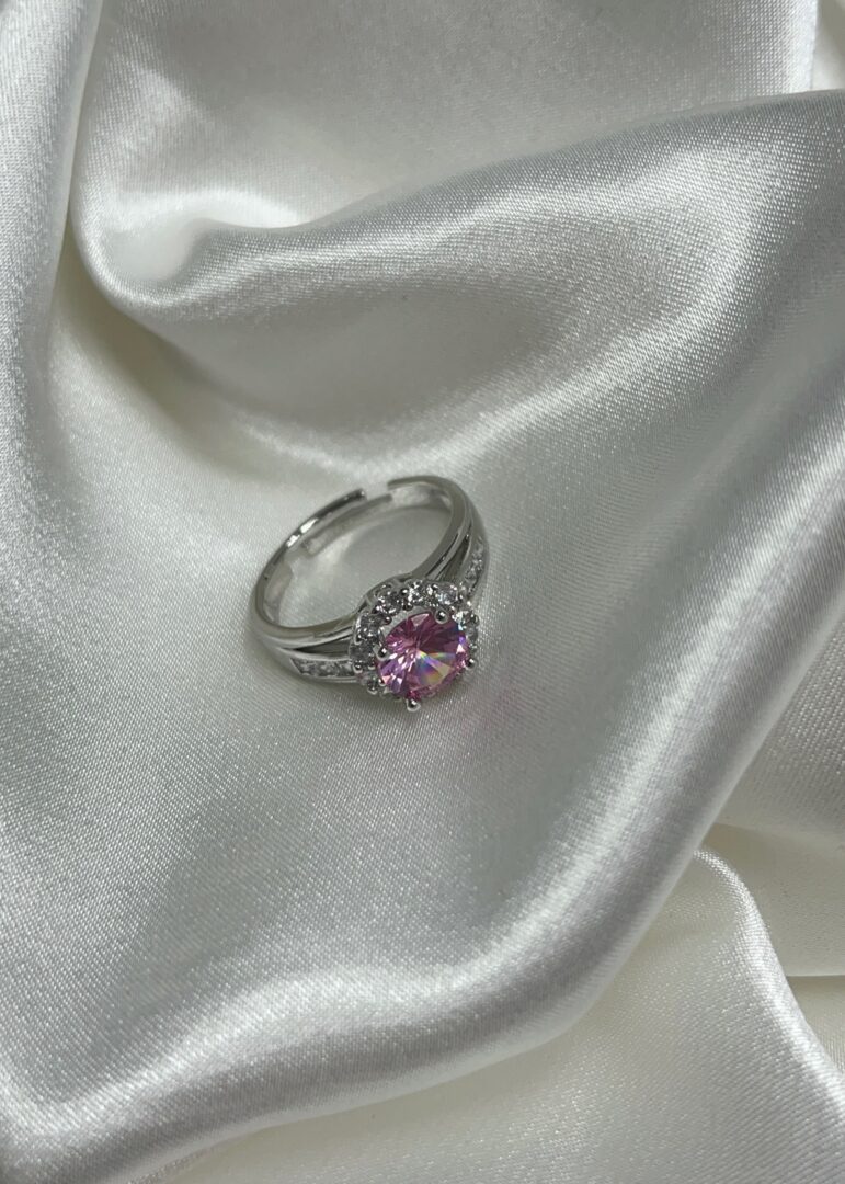 PRSTAN THALIA PINK - SILVER - slika 4