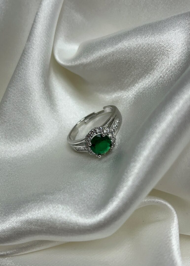 PRSTAN THALIA GREEN - SILVER - slika 4