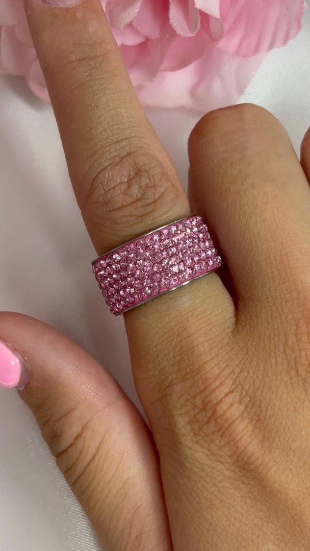 PRSTAN ELEGANT PINK- SILVER - slika 2
