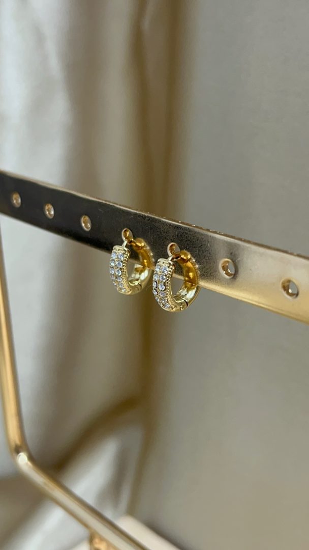 UHANI HOOP MINI - GOLD - slika 3
