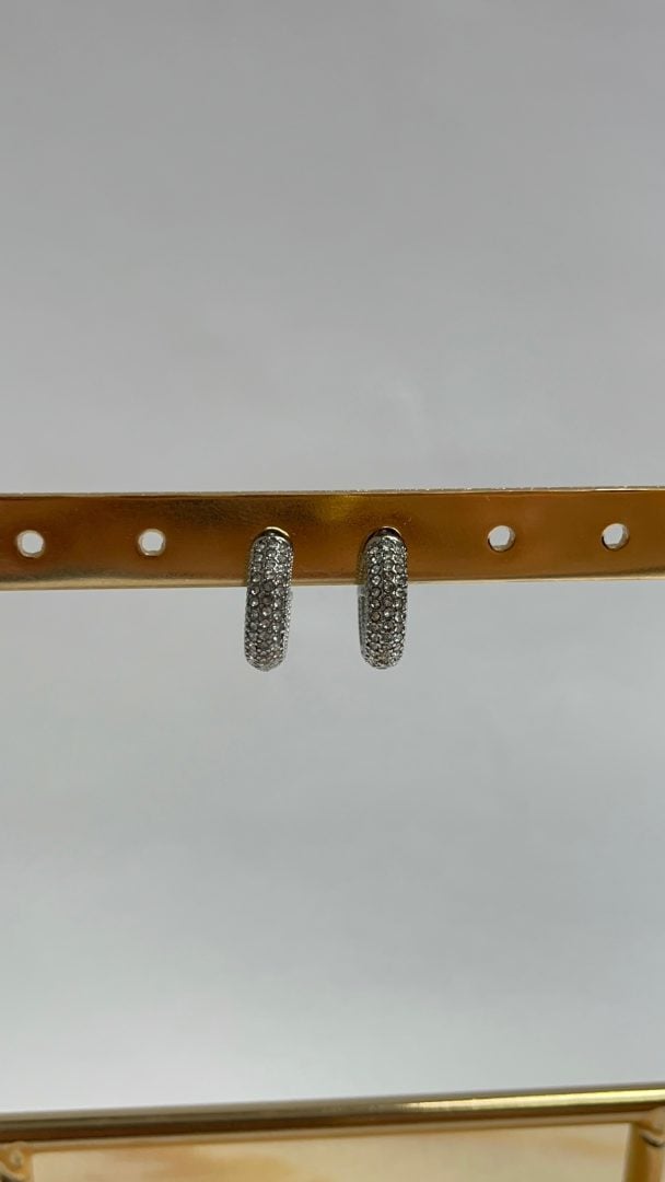 UHANI HOOP - SILVER - slika 2