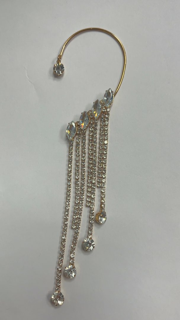 ENOJNI UHAN JELLY- GOLD - slika 2