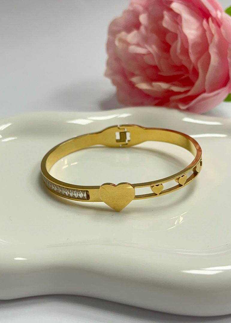 ZAPESTNICA SRČEK - GOLD - slika 2