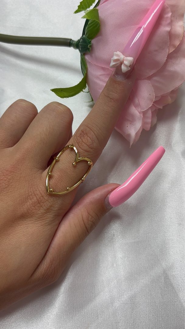 PRSTAN HEART - GOLD
