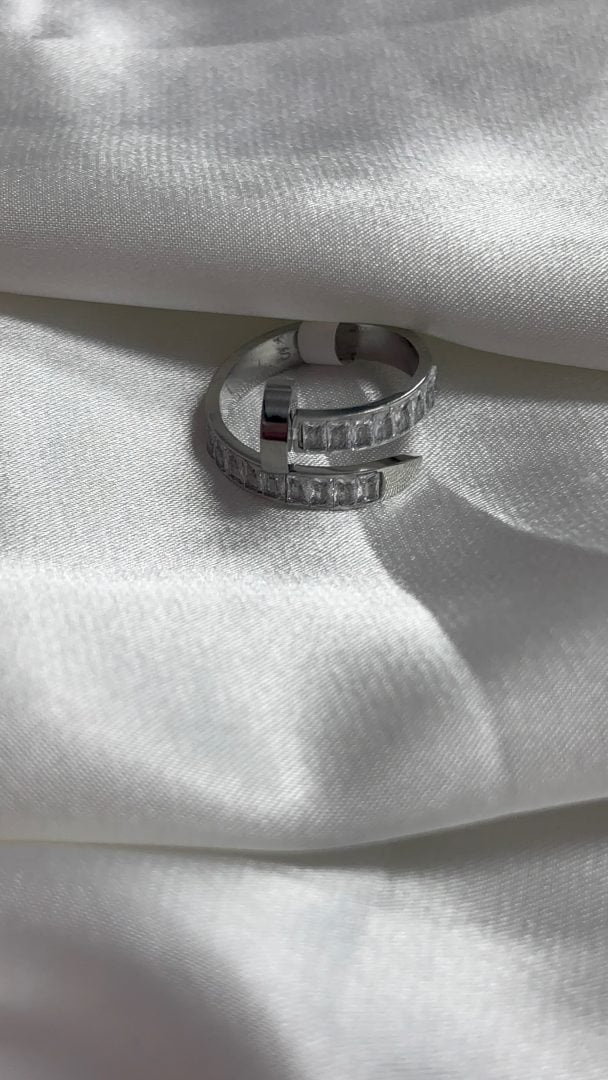 PRSTAN ŽEBELJ- SILVER - slika 3