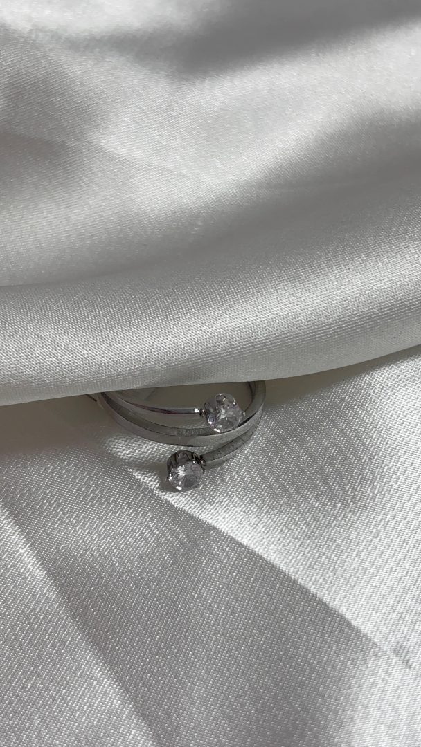 PRSTAN VALERIA- SILVER - slika 3