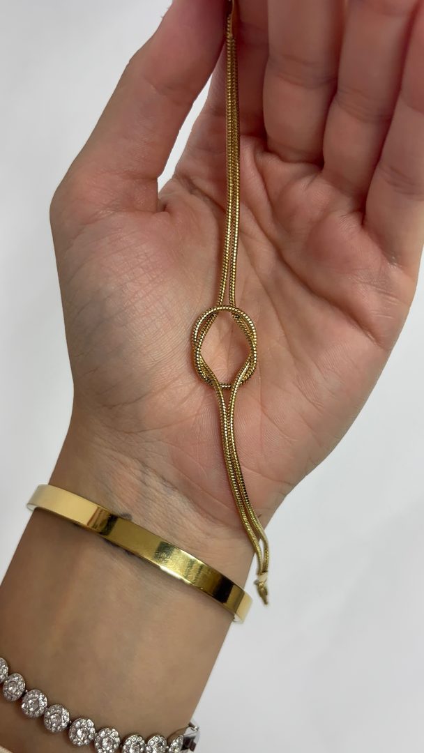 ZAPESTNICA CASSIE- GOLD - slika 2