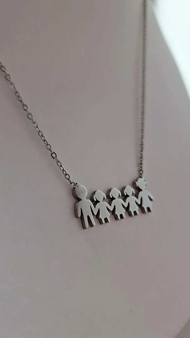 VERIŽICA FAMILY 3XPUNČKE- SILVER - slika 2