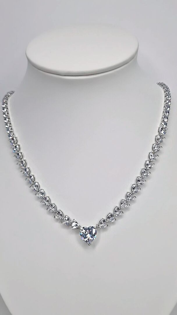 VERIŽICA SRČEK - SILVER - slika 3