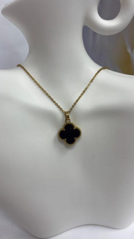 CLOVER VERIŽICA - GOLD / ČRNA