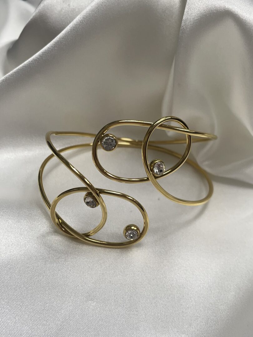 ZAPESTNICA SPIRAL - GOLD - slika 2