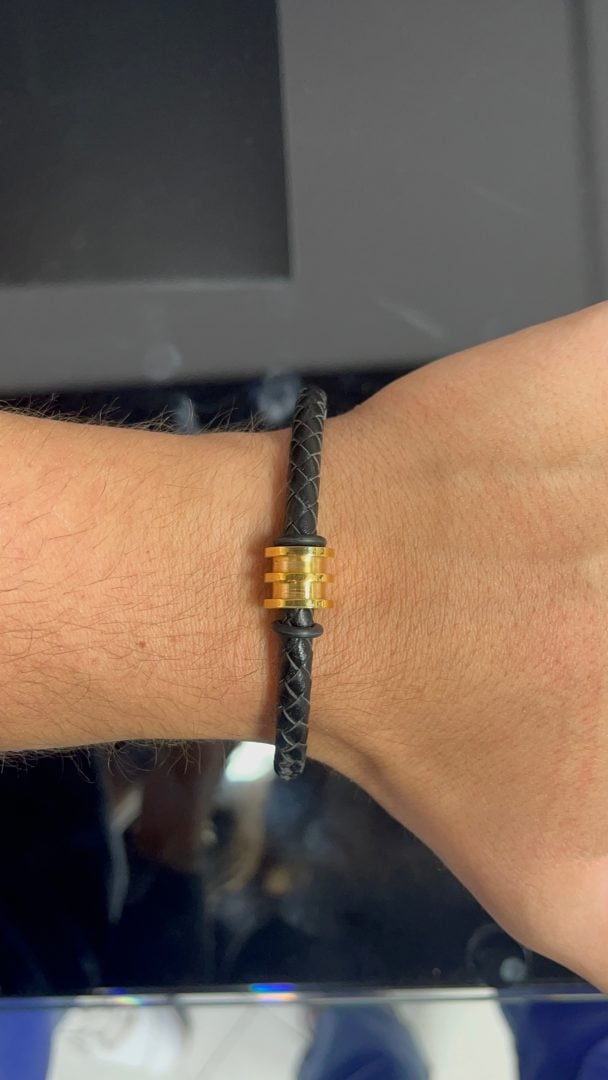 MOŠKA ZAPESTNICA KROGEC- GOLD - slika 2