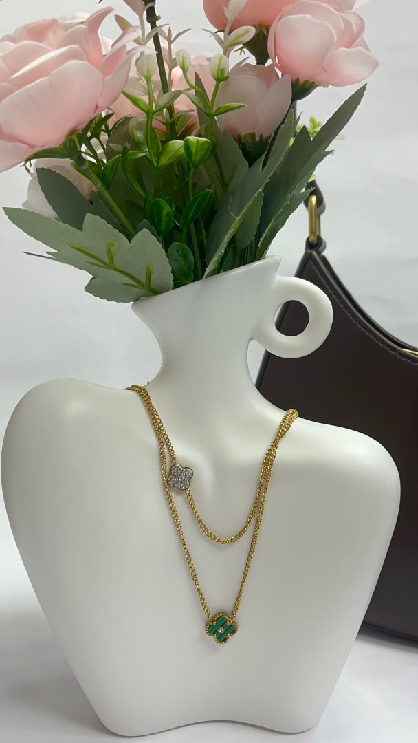 VERIŽICA CLOVER DVOJNA- GOLD - slika 2