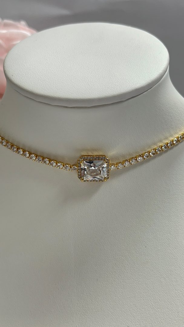 VERIŽICA CHOKER TAYA- GOLD - slika 2