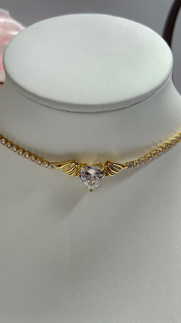 VERIŽICA SRČEK - GOLD - slika 2