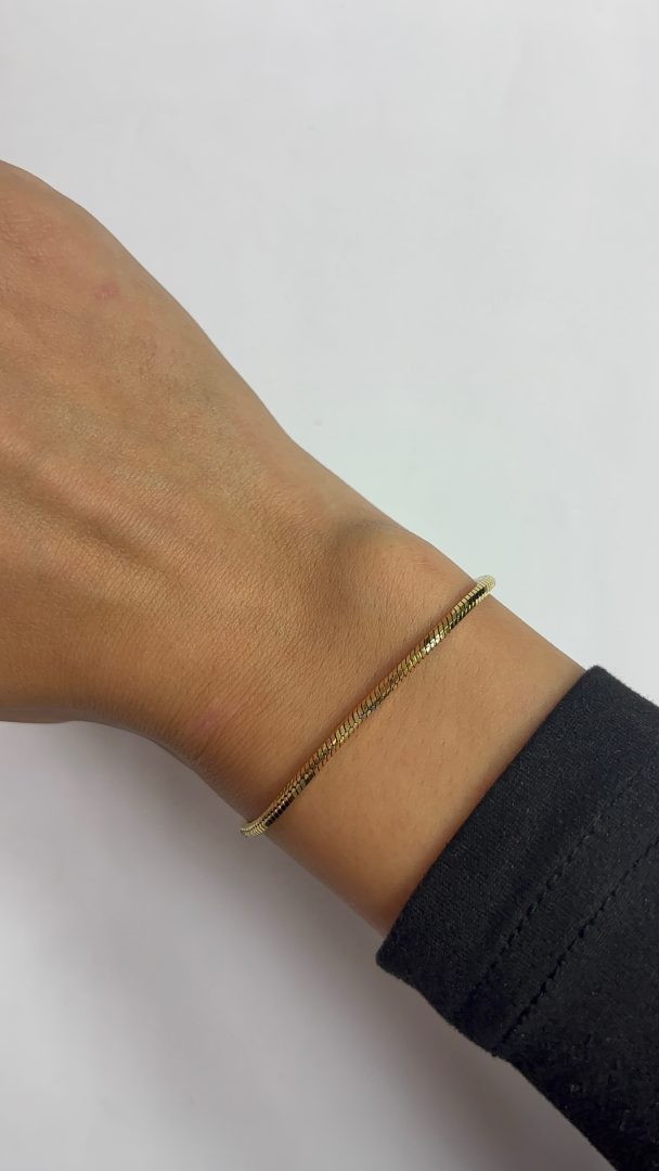 ZAPESTNICA SNAKE - GOLD