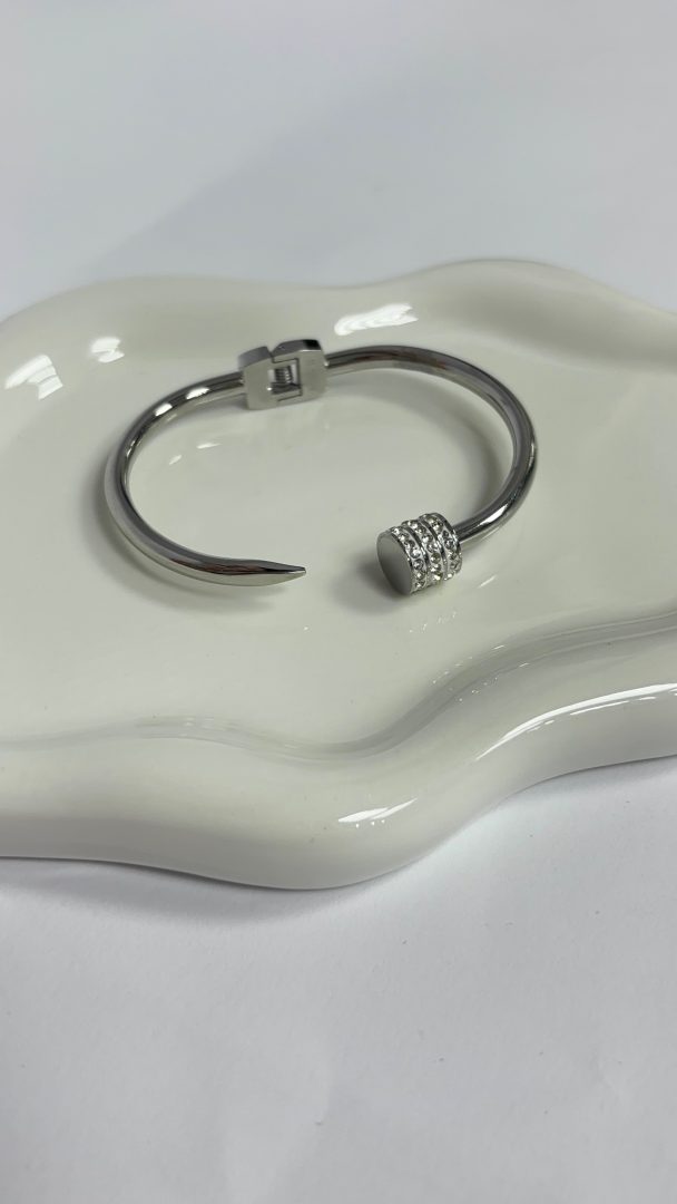 ZAPESTNICA MINALLI - SILVER - slika 3