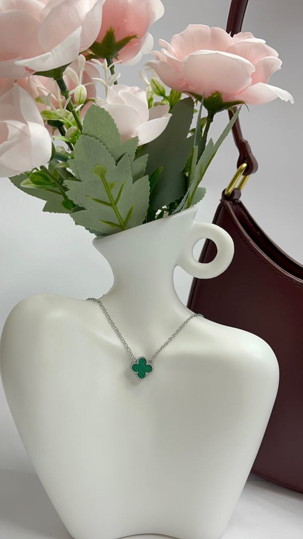 VERIŽICA CLOVER - SILVER/GREEN - slika 2