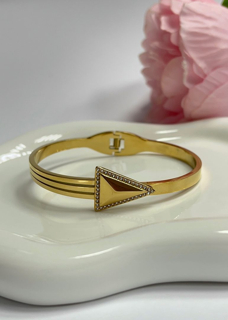 ZAPESTNICA TRIANGLE - GOLD - slika 2