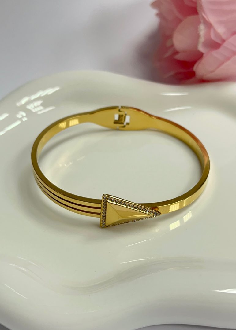ZAPESTNICA TRIANGLE - GOLD - slika 3