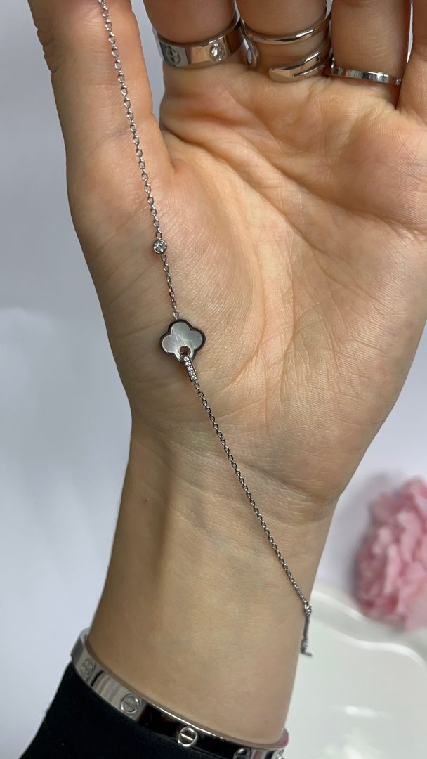 ZAPESTNICA CLOVER- SILVER - slika 2