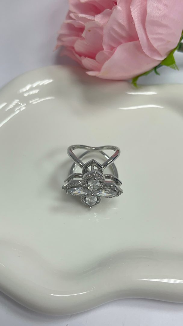 SPONKA ZA RUTO FLOWER - SILVER - slika 4