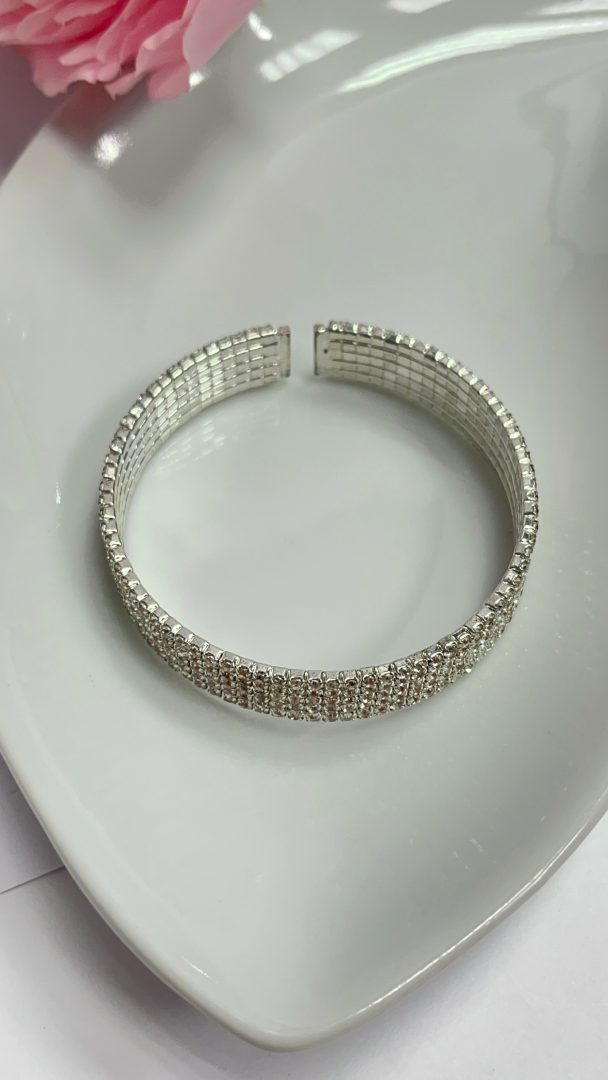 SPARKLE CHOKER ZAPESTNICA S - SREBRNA - slika 3