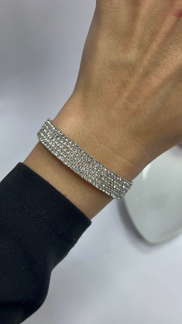 SPARKLE CHOKER ZAPESTNICA S - SREBRNA