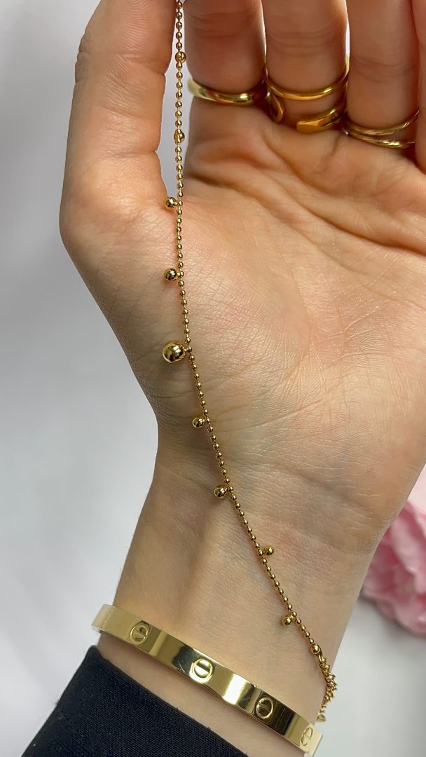 ZAPESTNICA KROGCI- GOLD - slika 2