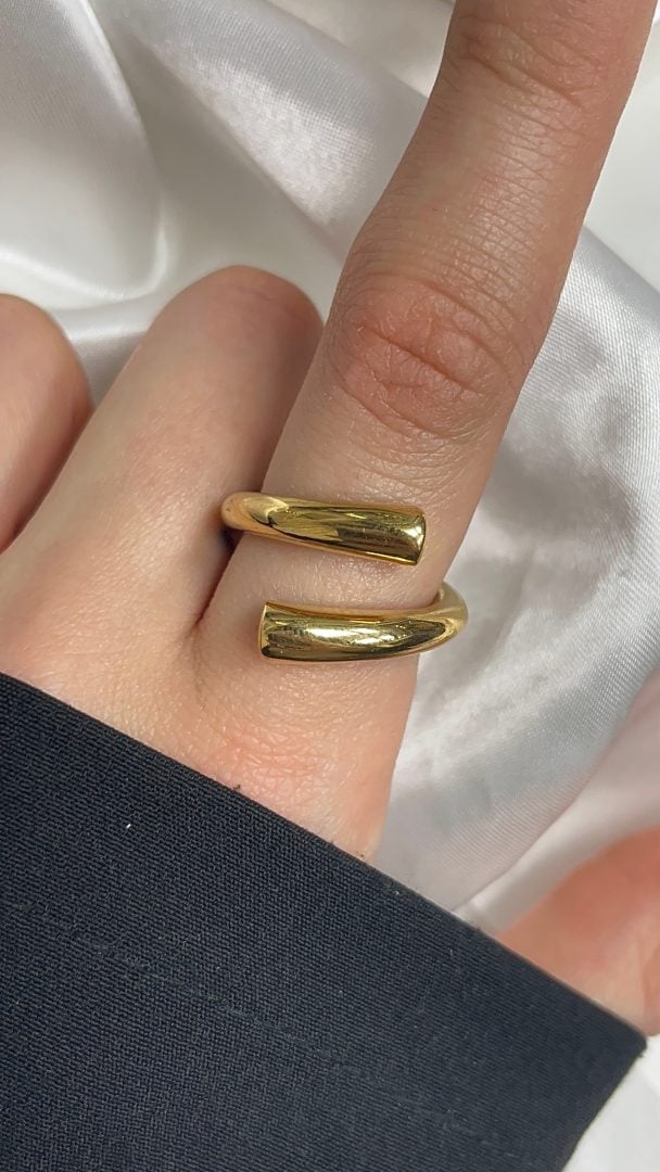 PRSTAN SNAKE- GOLD - slika 2