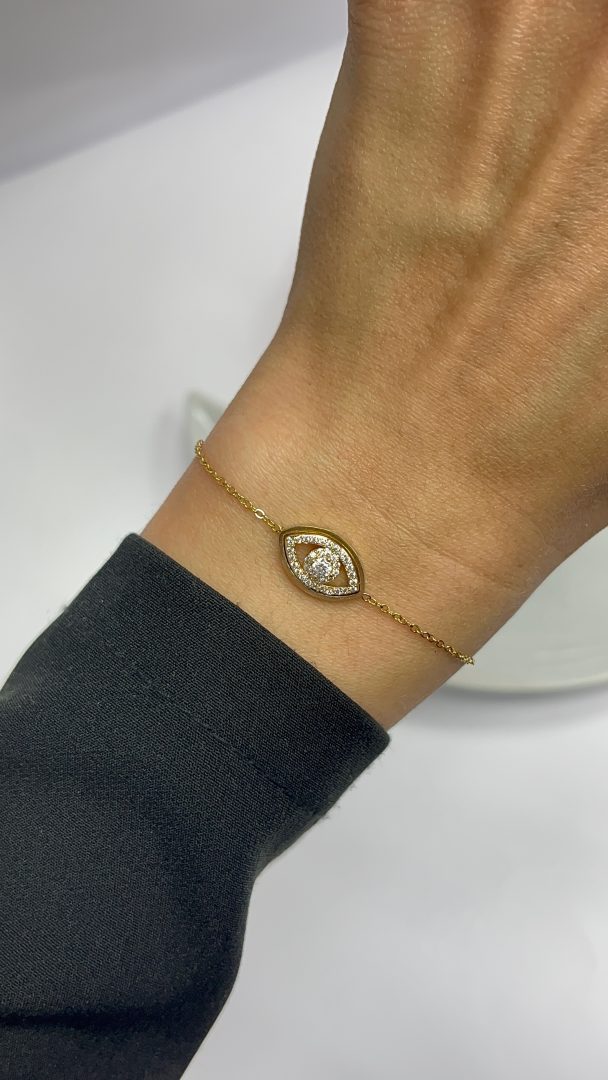 ZAPESTNICA EVIL EYE- GOLD