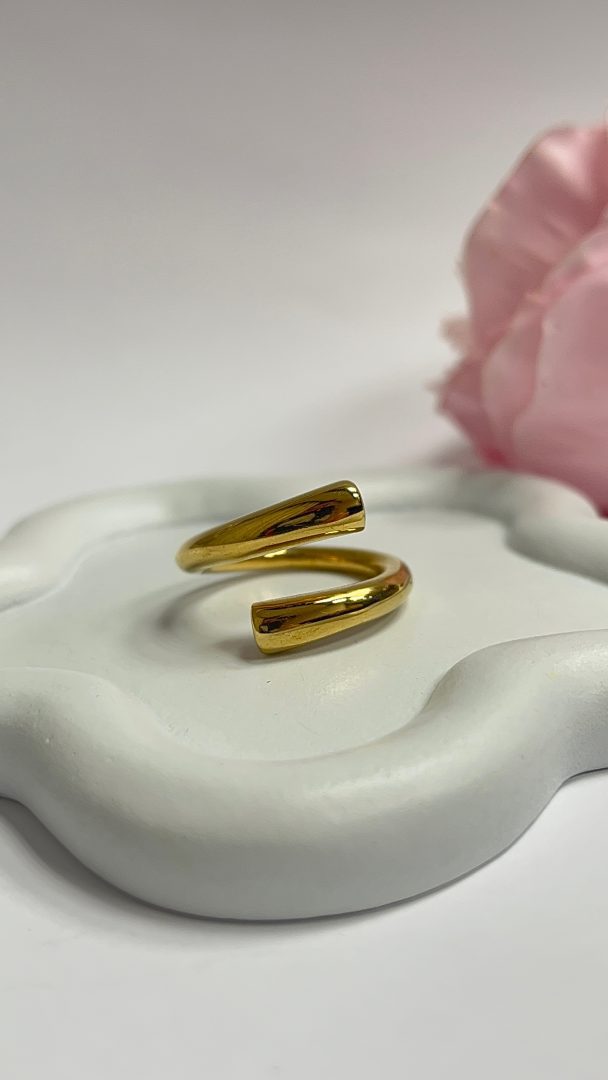 PRSTAN SNAKE- GOLD - slika 3