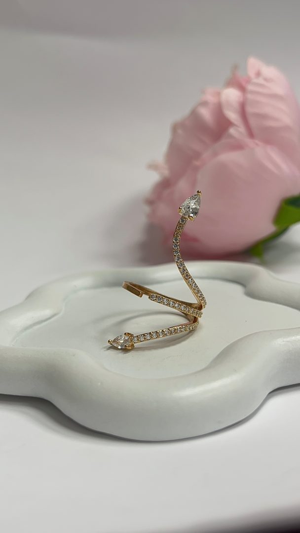 PRSTAN SNAKE - GOLD - slika 3