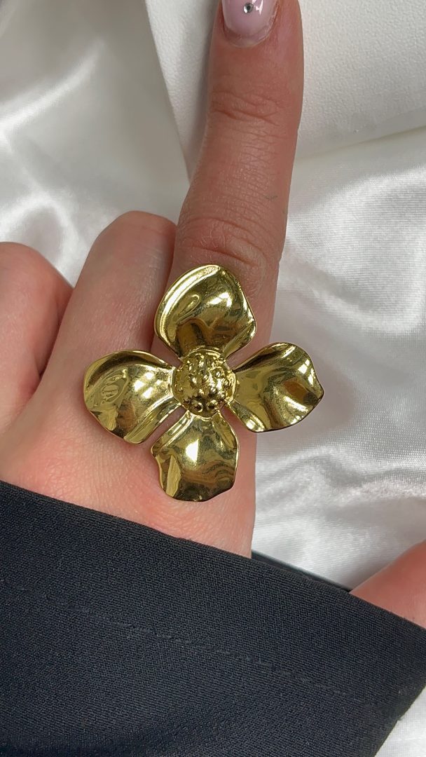 PRSTAN FLOWER - GOLD